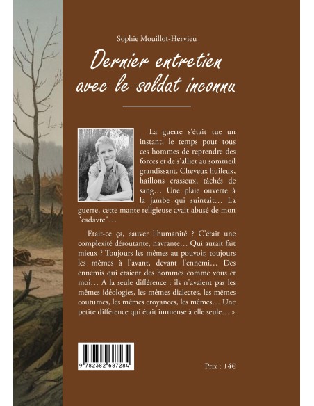Dernier entretien avec le soldat inconnu de Sophie MOUILLOT-HERVIEU