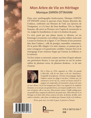 Mon Arbre de Vie en Héritage de Monique ZAPATA OTTAVIANI