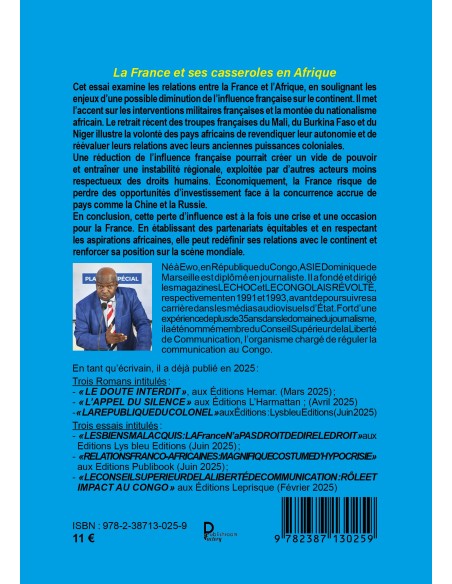 LA FRANCE ET SES CASSEROLES EN AFRIQUE