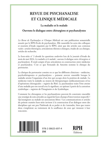 Revue de Psychanalyse et Clinique Médicale - Hors série n° 3