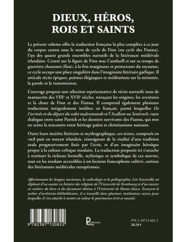 Dieux, héros, rois et saints Mythes, sagas et littérature épique de l'Irlande ancienne. Livre 3 : Les aventures des Fianna