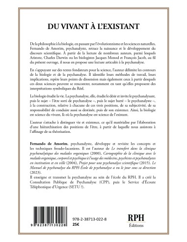 DU VIVANT À L'EXISTANT