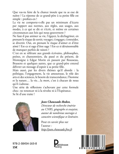 J'écris pour toi de Jean Chaussade-Redon